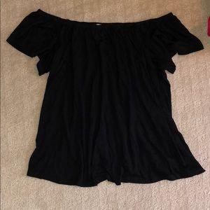 off the shoulder socialite top